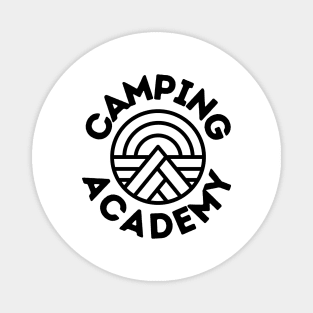 Camping Academy Perfect Gift for Nature Lovers Hiking Mountains Woods Travel Outdoors Magnet